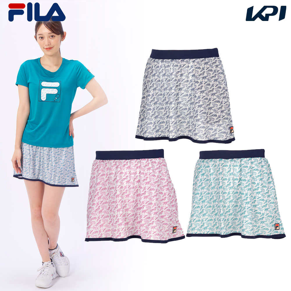 フィラ FILA テニスウェア レディース スコート VL2873 2024SS 6月上旬