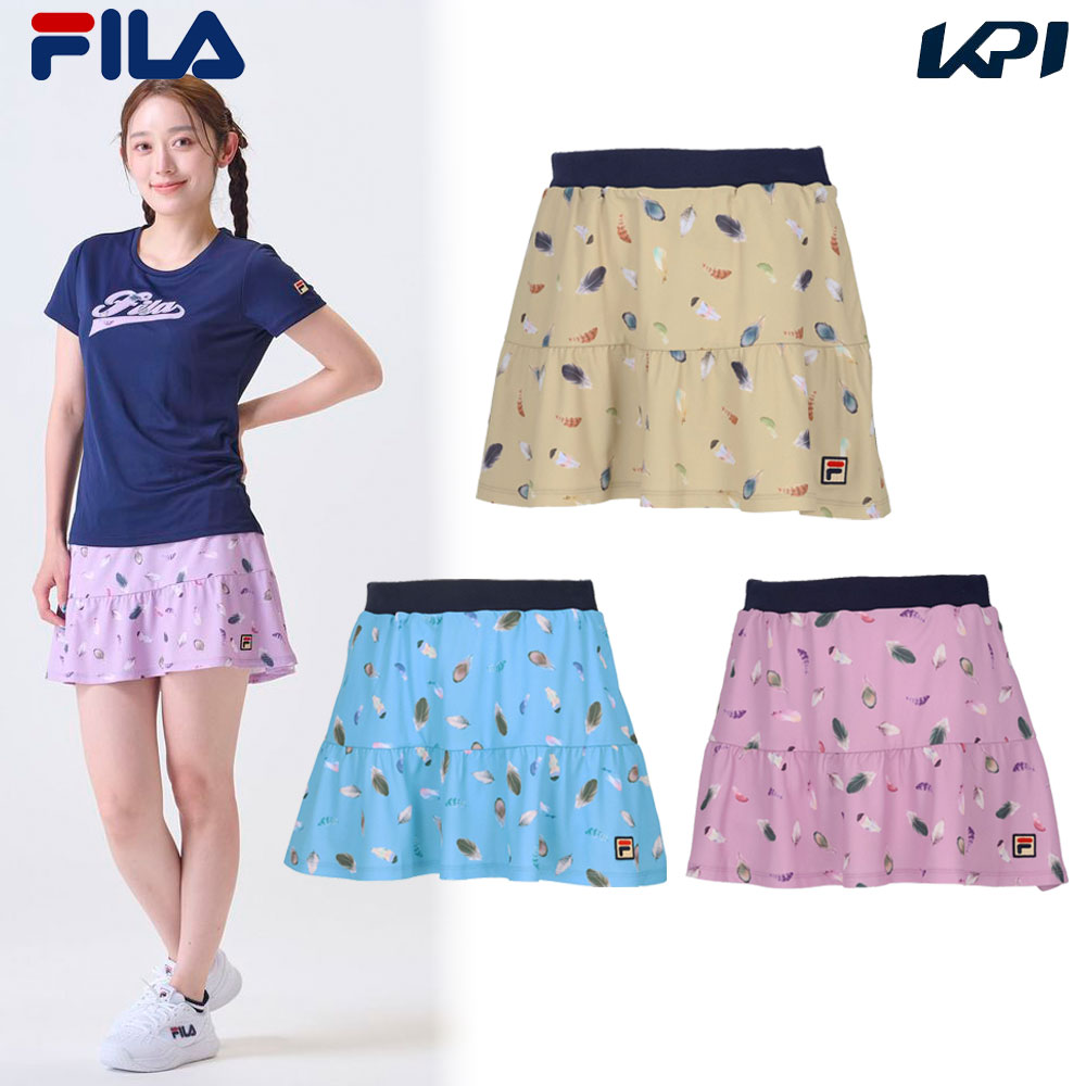 フィラ FILA テニスウェア レディース   スコート VL2912 2024FW