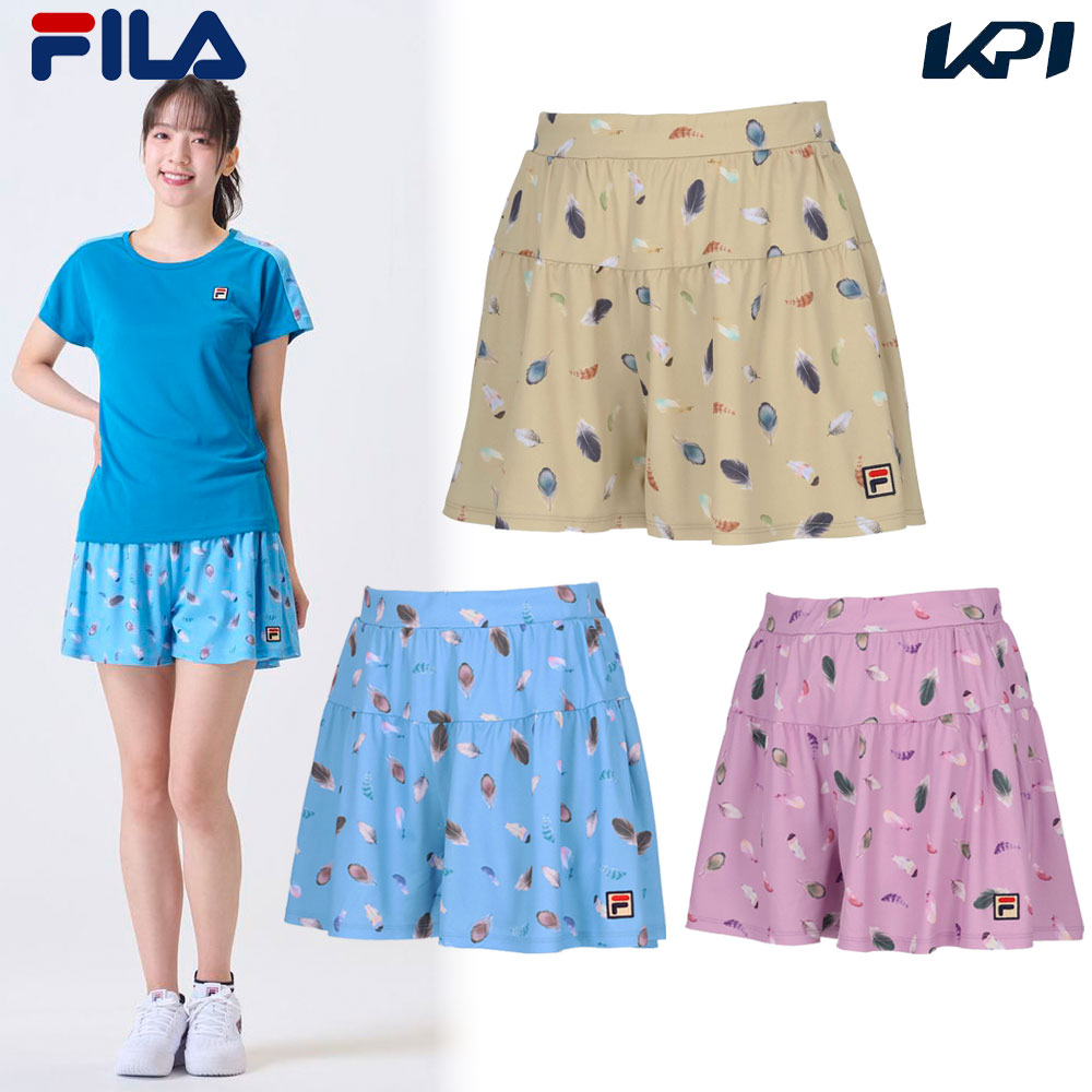 フィラ FILA テニスウェア レディース   キュロットパンツ VL2913 2024FW