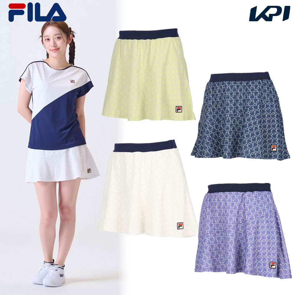 フィラ FILA テニスウェア レディース スコート VL2930 2024FW