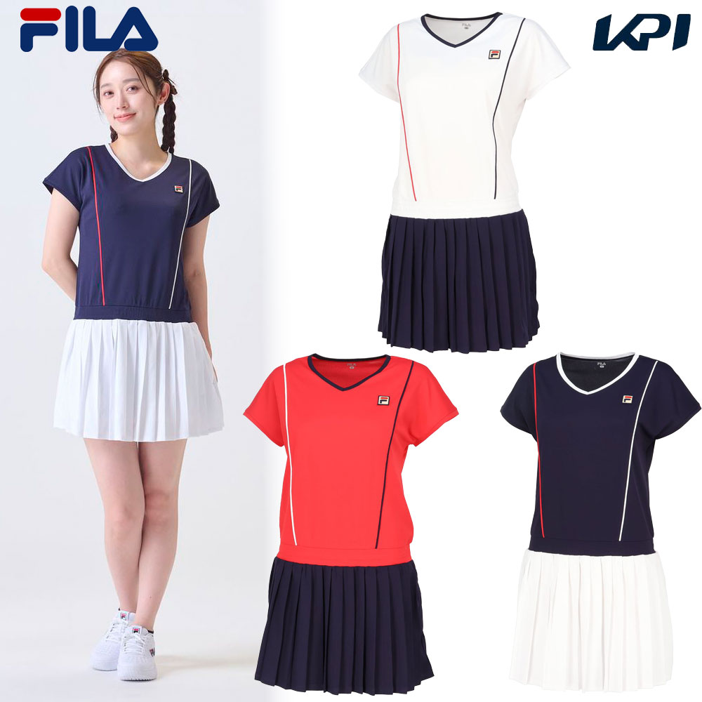 フィラ FILA テニスウェア レディース ワンピース VL2940 2024FW