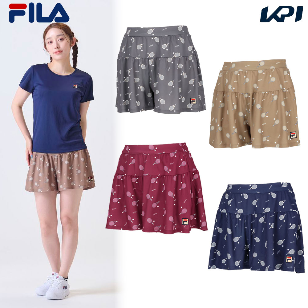 フィラ FILA テニスウェア レディース キュロットパンツ VL2951 2024FW