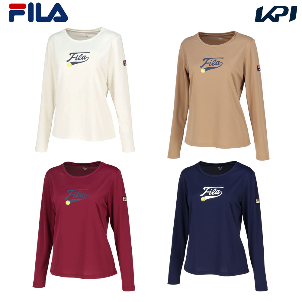 フィラ FILA テニスウェア レディース   ロングスリーブシャツ VL2954 2024FW 9月上旬発売予定※予約