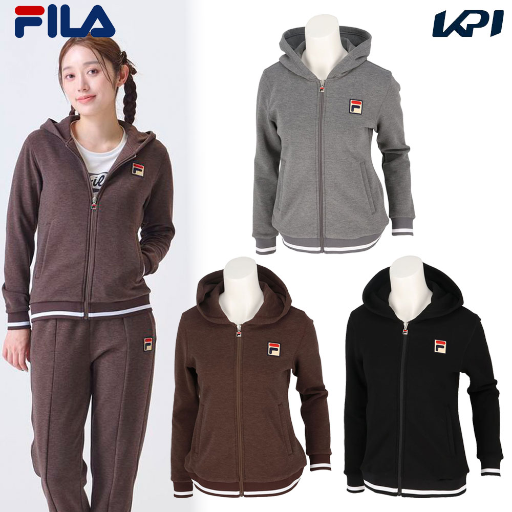 フィラ FILA テニスウェア レディース   フルジップパーカー VL2955 2024FW