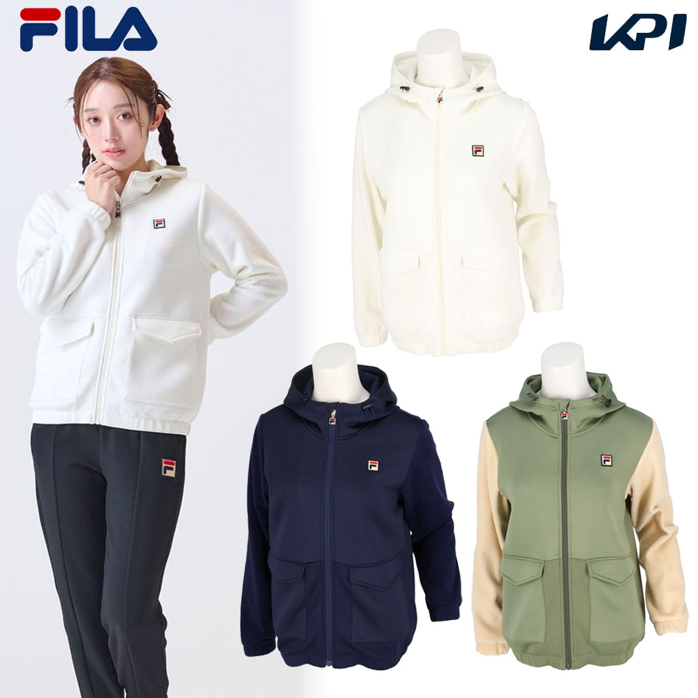 フィラ FILA テニスウェア レディース フルジップパーカー VL2959 2024FW