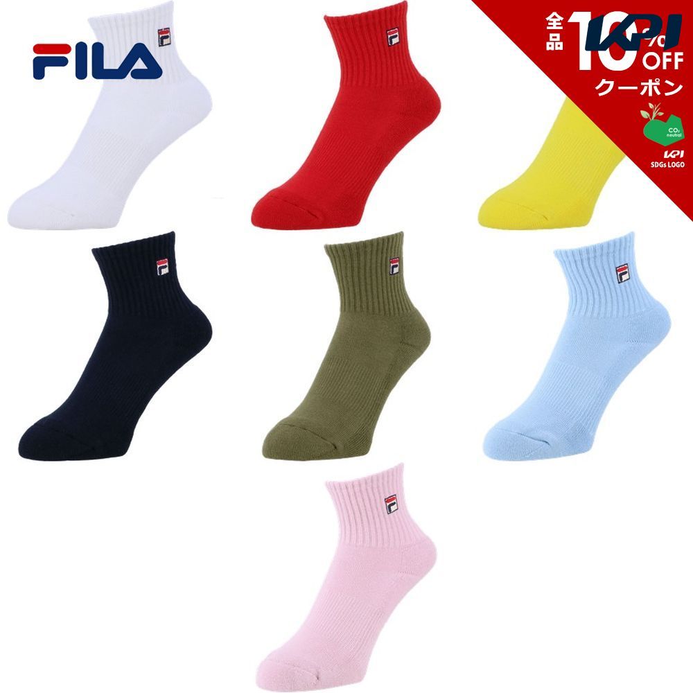 フィラ FILA テニスアクセサリー レディース ショート丈ソックス VL9212