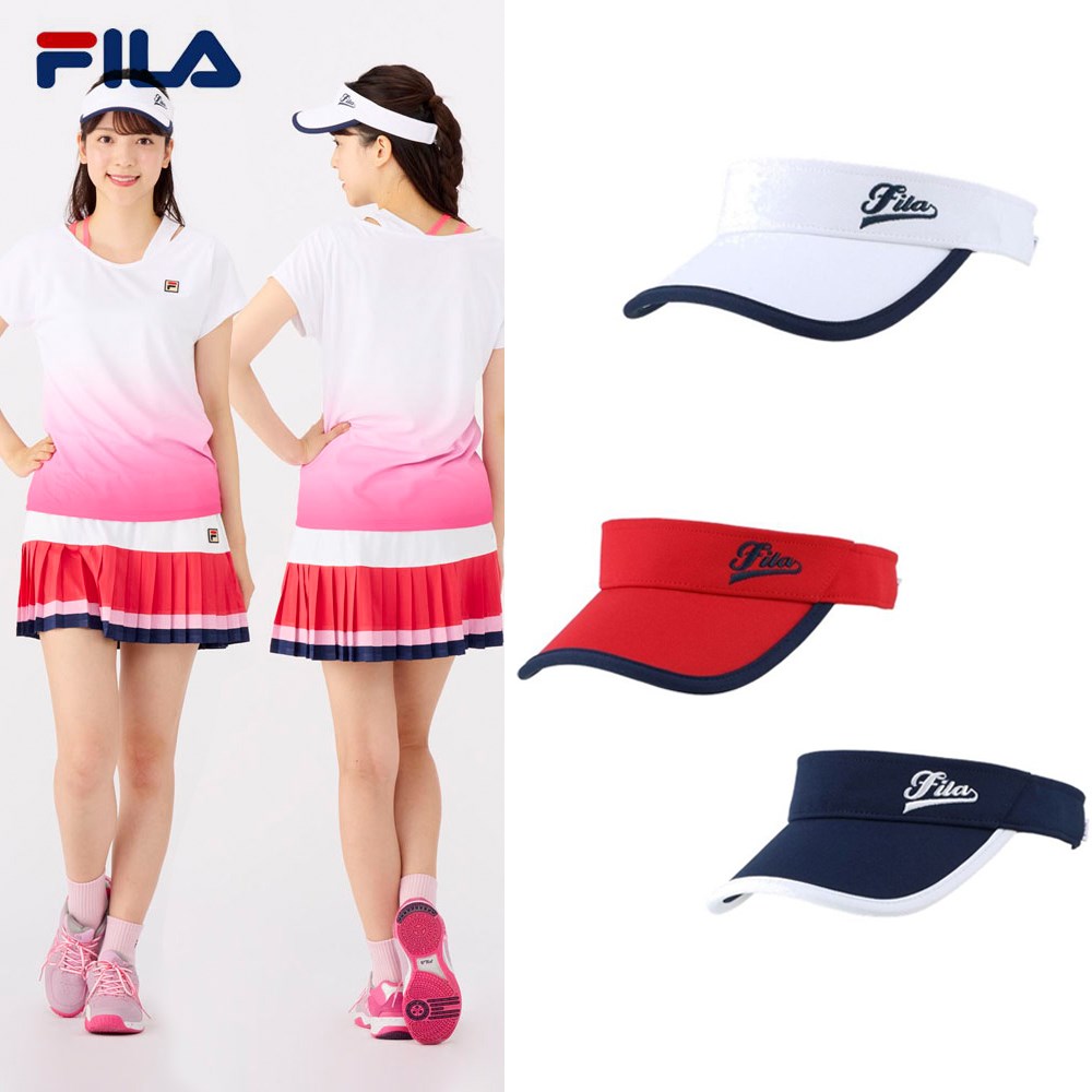 フィラ FILA テニスキャップ・バイザー レディース サンバイザー