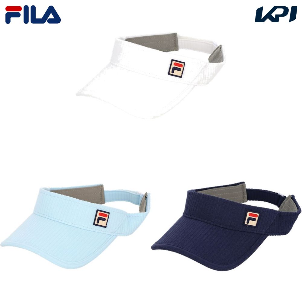 フィラ FILA テニスキャップ・バイザー レディース   サンバイザー VL9314｜kpi