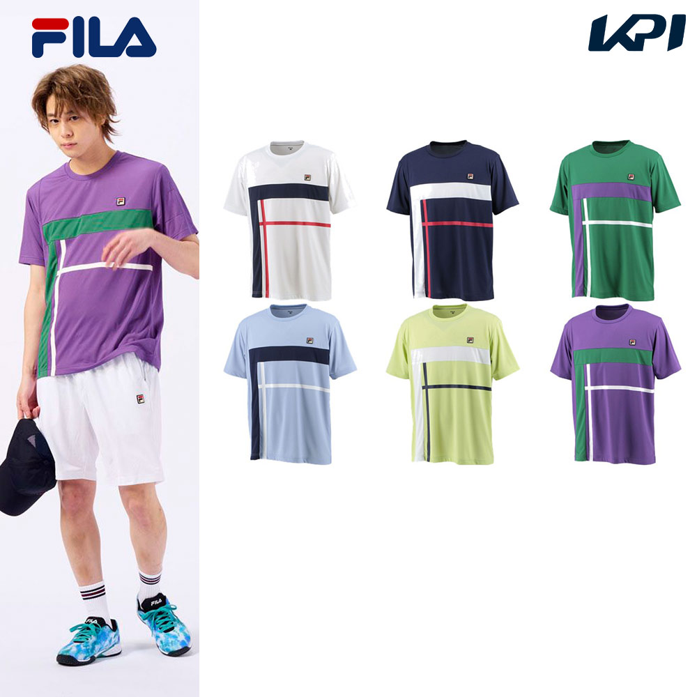 フィラ FILA テニスウェア メンズ ゲームシャツ VM5601 2023SS