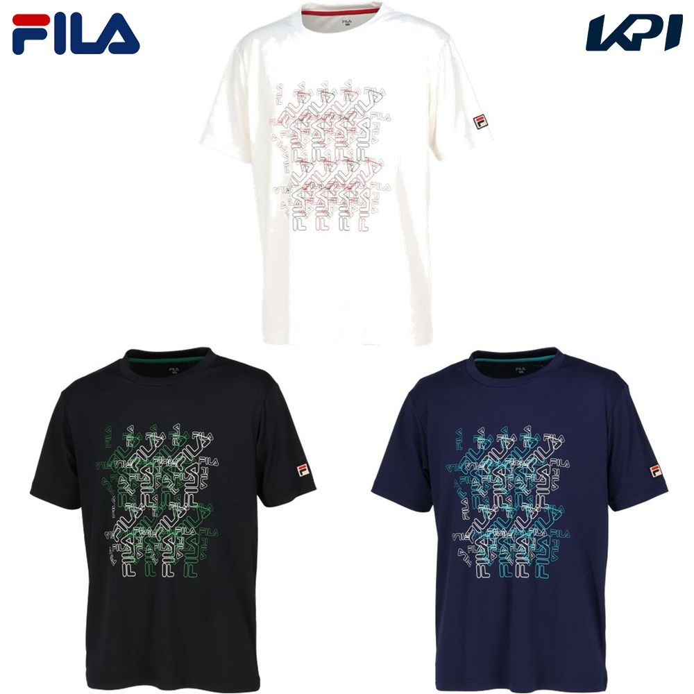 フィラ FILA テニスウェア メンズ グラフィックTシャツ VM5631 2023FW｜kpi