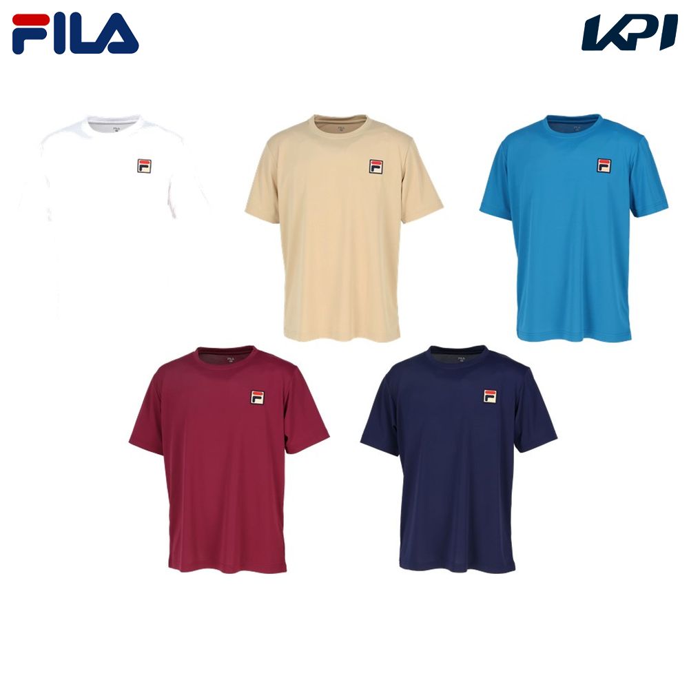 フィラ FILA テニスウェア ユニセックス   ゲームシャツ VM5706 2024FW