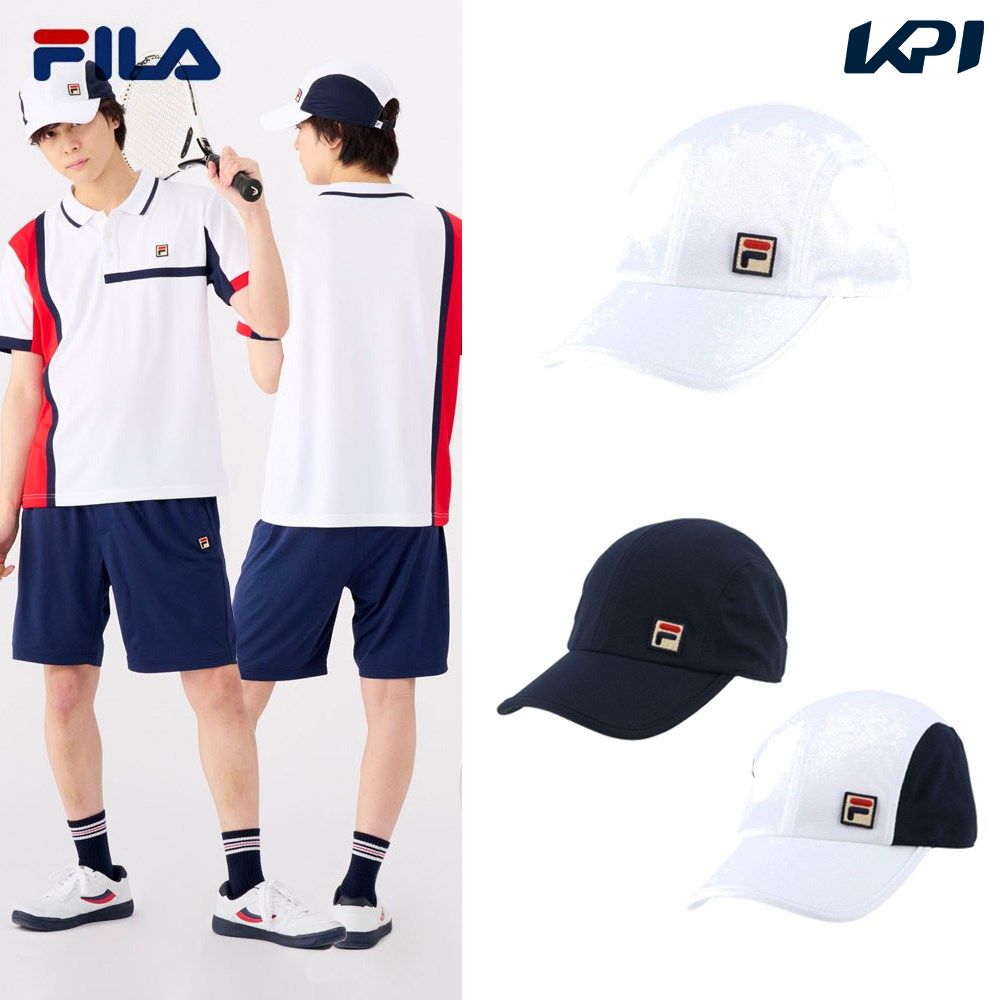 フィラ FILA テニスキャップ・バイザー ユニセックス ユニキャップ VM9747 2022SS