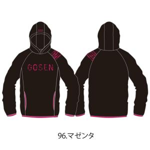 ゴーセン GOSEN テニスウェア ユニセックス プルオーバーパーカー 2022秋企画 W22A01...