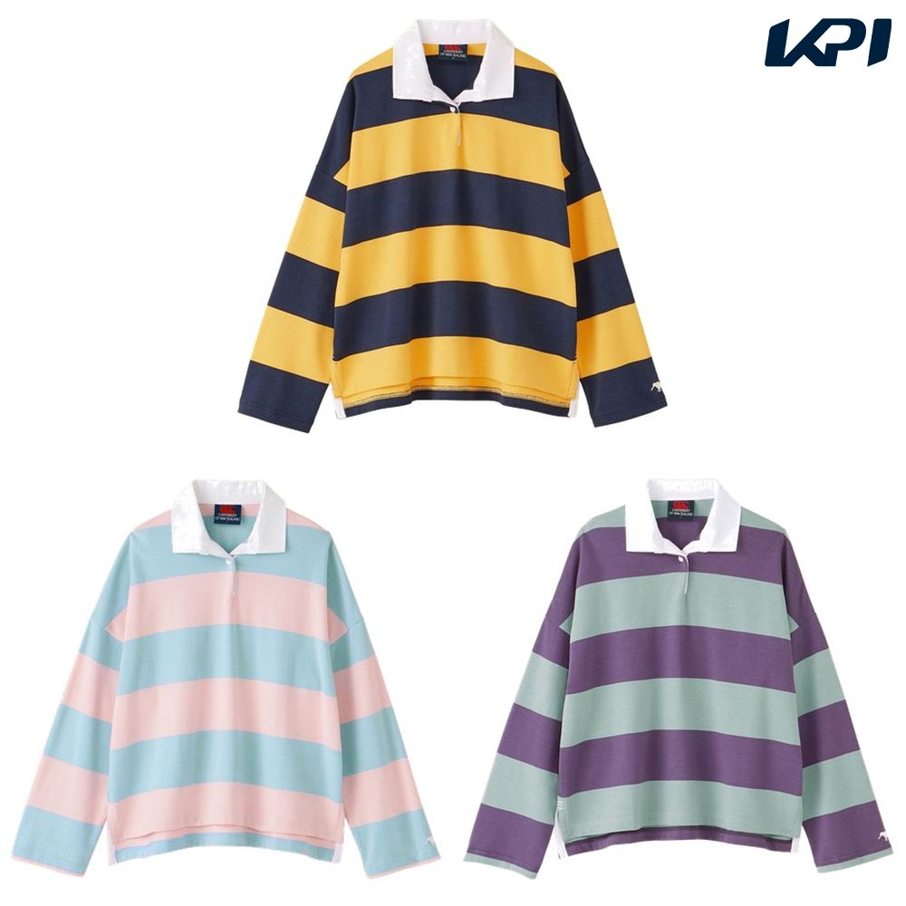 カンタベリー CANTERBURY ラグビーウェア レディース W S L/S BOX RUGBY JERSEY WA44317 2024SS :WA44317:KPI