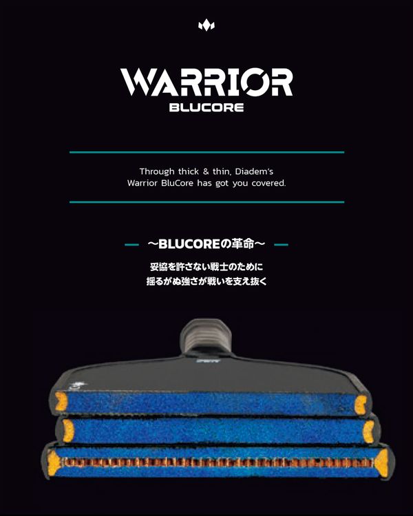 ダイアデム DIADEM ピックルボール パドル WARRIOR BLUCORE SRANDARD19