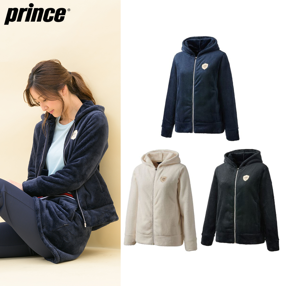 プリンス Prince テニスウェア レディース フリースパーカー WF2662 2022FW｜kpi