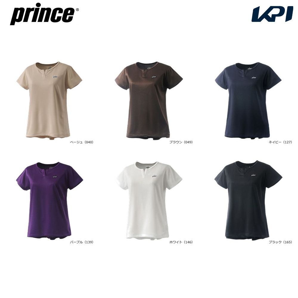 【ご確認用】Prince テニスシャツ レディースLサイズ Prince（プリンス） テニスウェア レディース ゲームシャツ WF6046