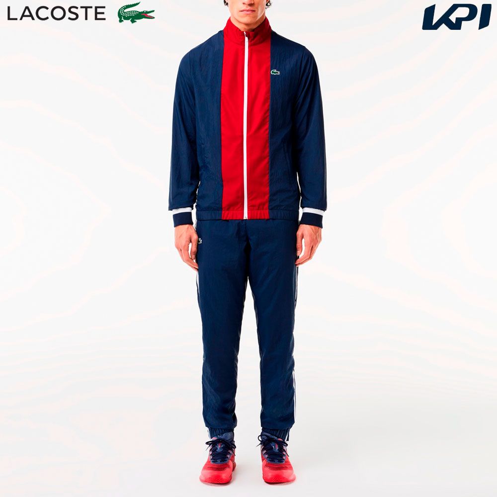 『即日出荷』ラコステ LACOSTE テニスウェア メンズ   『ダニール・メドベージェフ』バイカラートラックスーツ WH7581-99-IRZ 2024SS