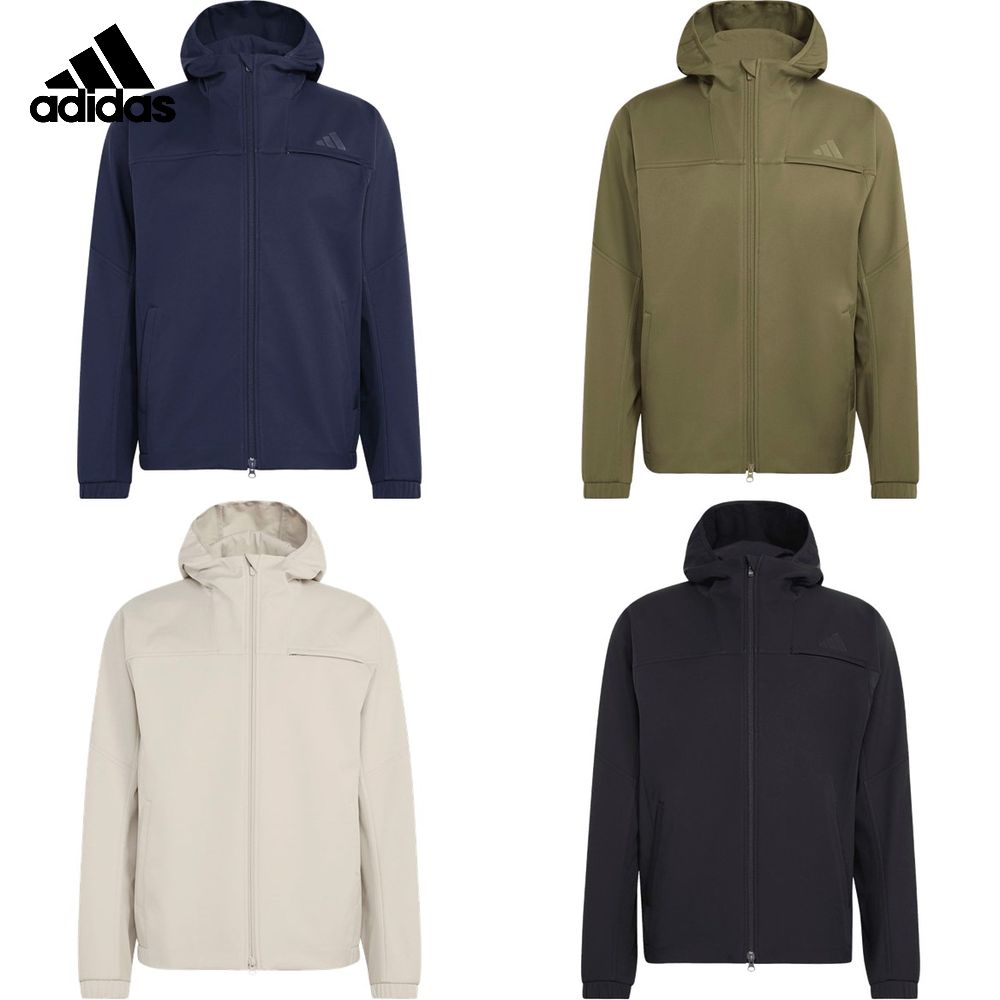 アディダス adidas マルチSPウェア メンズ   マストハブ 3層構造 フリース裏地 フルジップ ジャケット WP086 2026FW | adidas