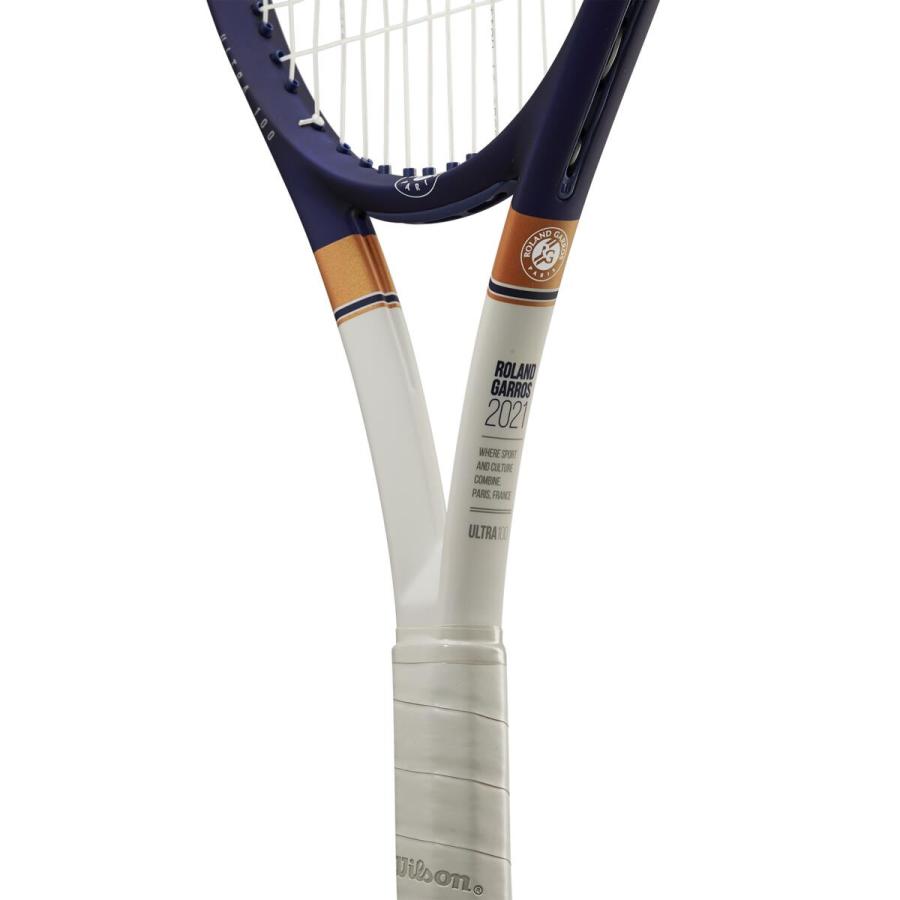 ウイルソン Wilson 硬式テニスラケット  ULTRA 100 V3.0 RG 2021 ウルトラ 100 ローランギャロス ROLAND GARROS WR068411U フレームのみ『即日出荷』｜kpi｜04