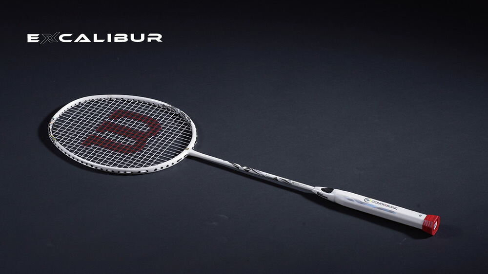 「ベストマッチストリングで張り上げ無料」「365日出荷」ウイルソン Wilson バドミントンラケット  EXCALIBUR XS-7 WH エクスカリバー XS-7 WH WR106211S｜kpi｜03