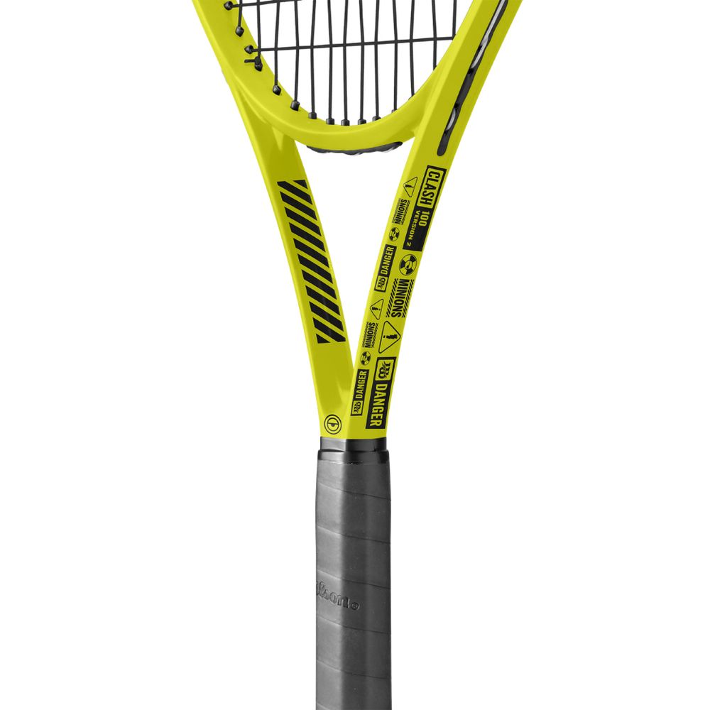 ウイルソン Wilson 硬式テニスラケット  MINIONS CLASH 100 V2.0ミニオンズ 2023 クラッシュ100 WR124711U フレームのみ 『即日出荷』｜kpi｜04