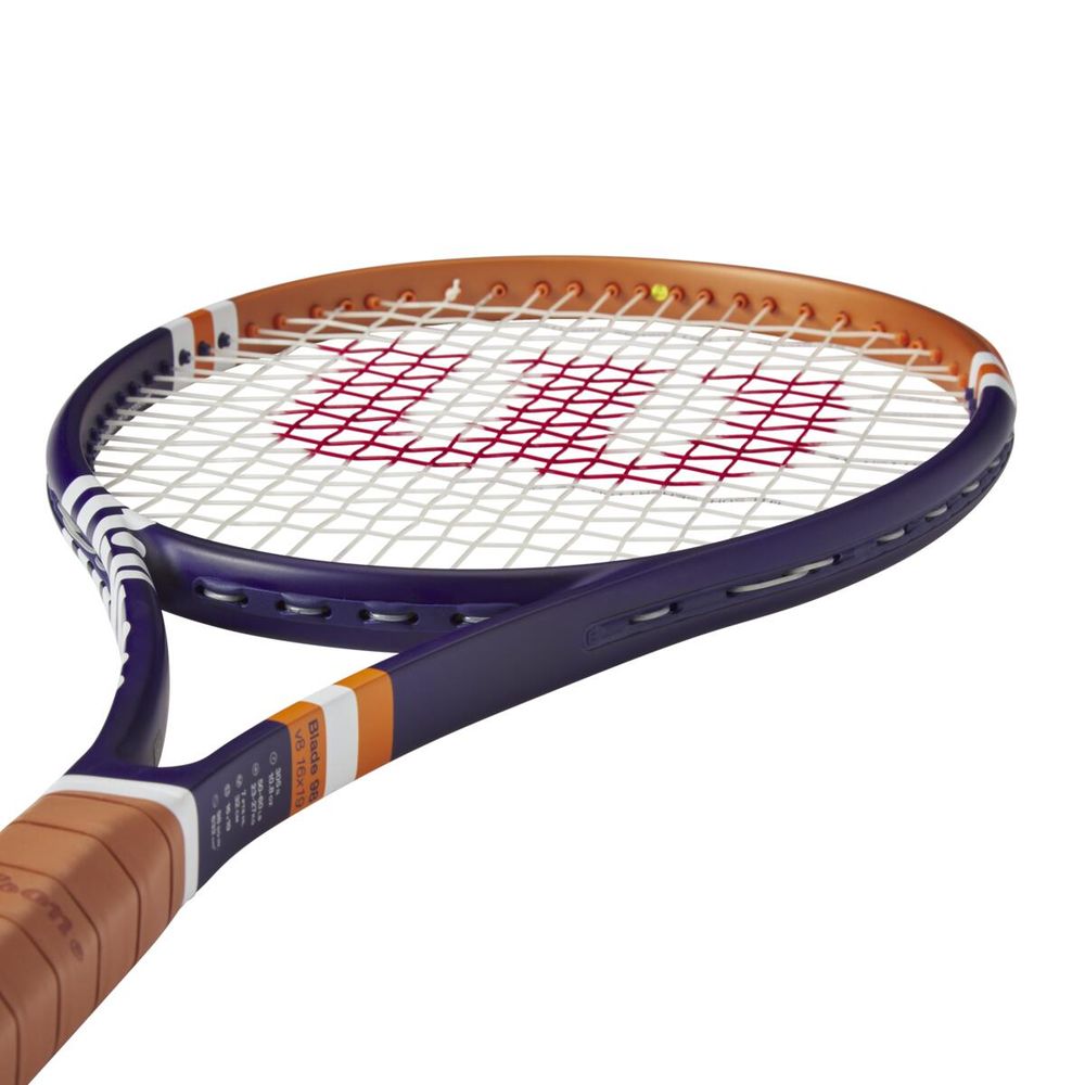 ウイルソン Wilson 硬式テニスラケット  BLADE 98 16x19 V8 ROLAND GARROS ブレード98 ローランギャロス WR127911U フレームのみ 『即日出荷』｜kpi｜06