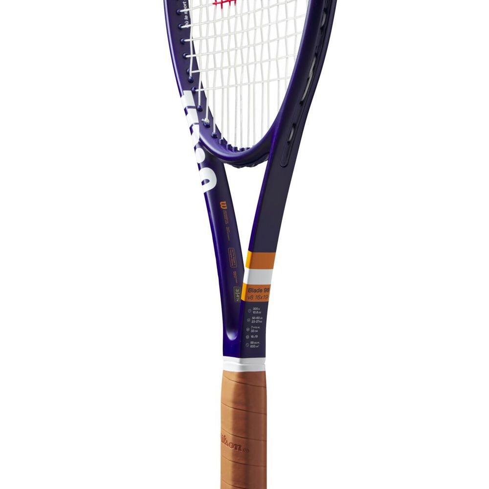 ウイルソン Wilson 硬式テニスラケット  BLADE 98 16x19 V8 ROLAND GARROS ブレード98 ローランギャロス WR127911U フレームのみ 『即日出荷』｜kpi｜07