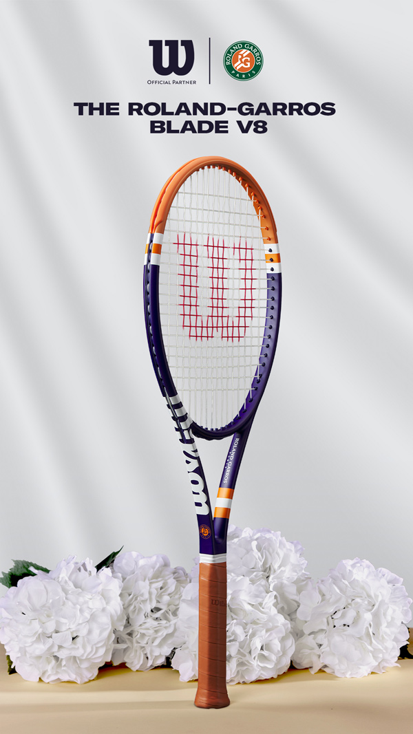 ウイルソン Wilson 硬式テニスラケット BLADE 98 16x19 V8 ROLAND GARROS ブレード98 ローランギャロス  WR127911U フレームのみ 『即日出荷』