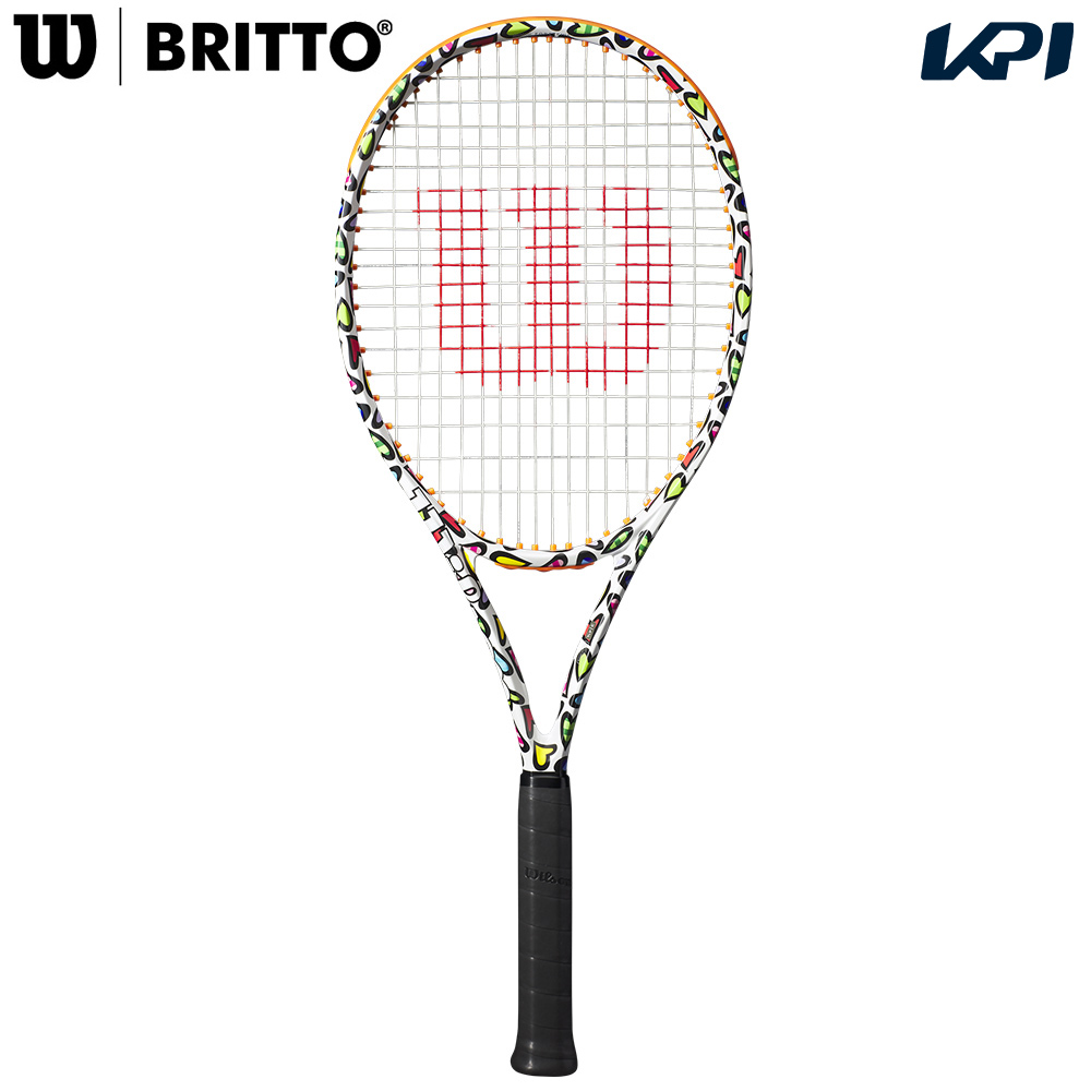 「ガット張り上げ済み」ウイルソン Wilson テニスラケット  CLASH 100L V2 BRITTO HEARTS クラッシュ100L ロメロ・ブリットモデル WR128510F2『即日出荷』｜kpi