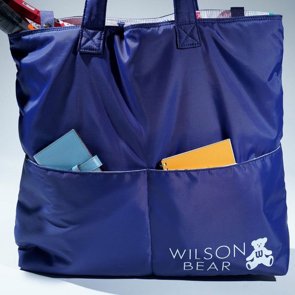 『即日出荷』ウイルソン Wilson テニスバッグ・バドミントンバッグ・ケース ONE BEAR TOTE NAVY トートバッグ  ラケット2本収納可能 WR8008102001