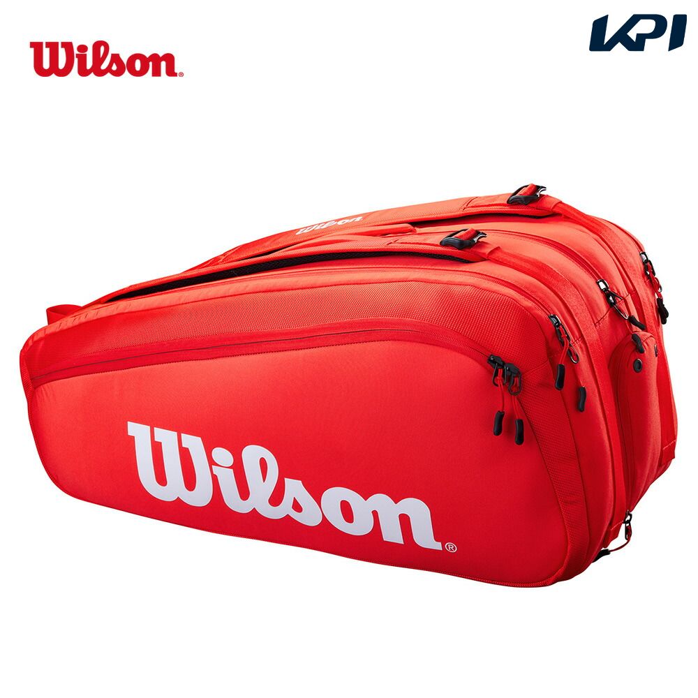 ウイルソン Wilson テニスバッグ・ケース  SUPER TOUR 15 PK ラケットバッグ ラケット15本収納可能 WR8010301001 『即日出荷』｜kpi