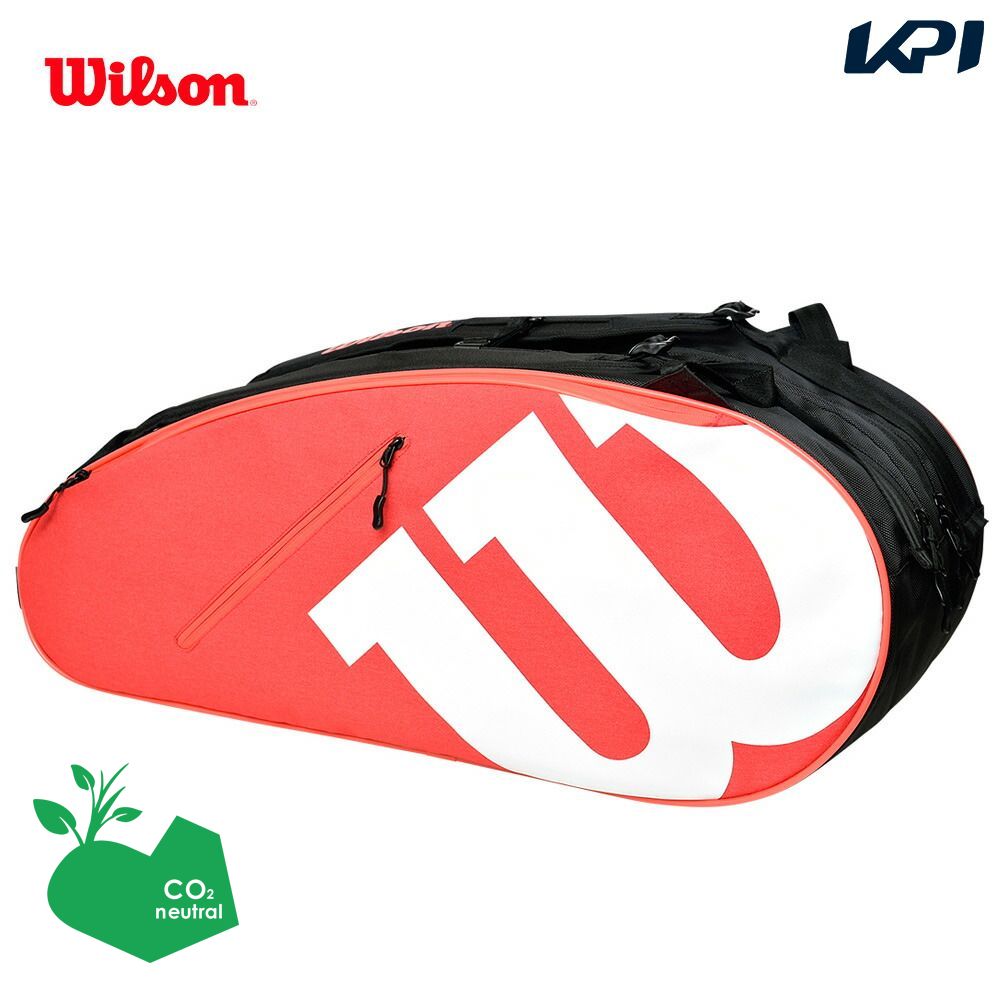 「SDGsプロジェクト」ウイルソン Wilson テニスバッグ・ケース  TEAMJ 6PK RACKET BAG ラケットバッグ ラケット6本収納可能 WR8021602001 『即日出荷』