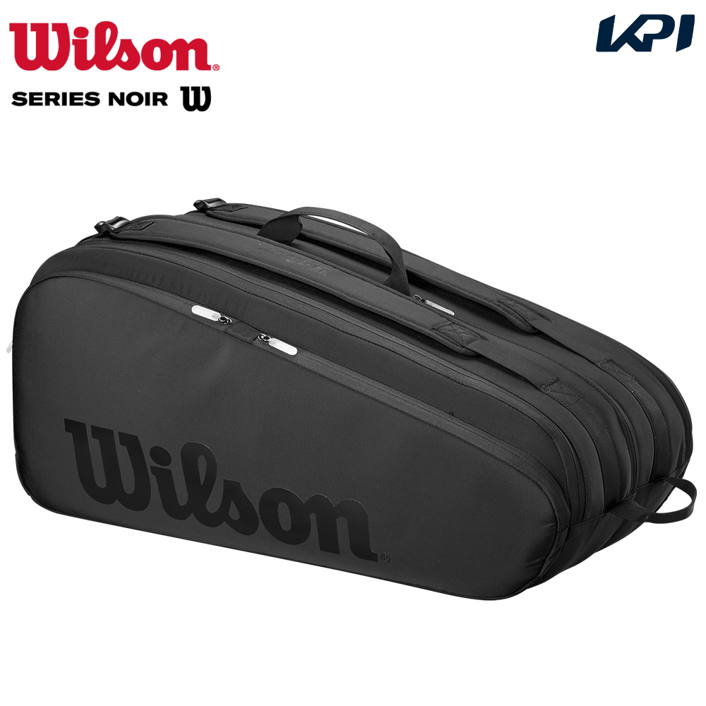 ウイルソン Wilson テニスバッグ・ケース NOIR TOUR 12PK RACKET BAG BLACK ノワール ラケットバッグ 12本入  ブラック WR8029701001『即日出荷』