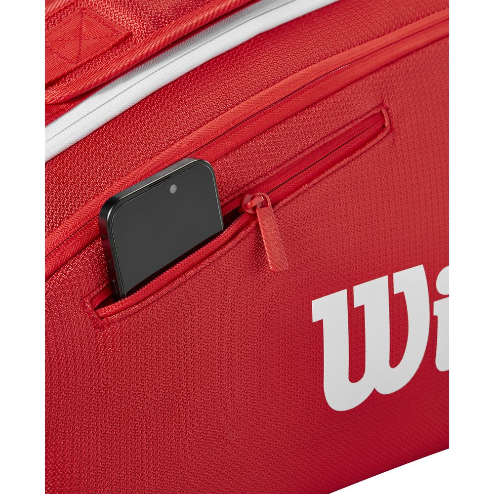 Wilson（ウイルソン） テニスバッグ・ケース SUPER TOUR RED 15PK