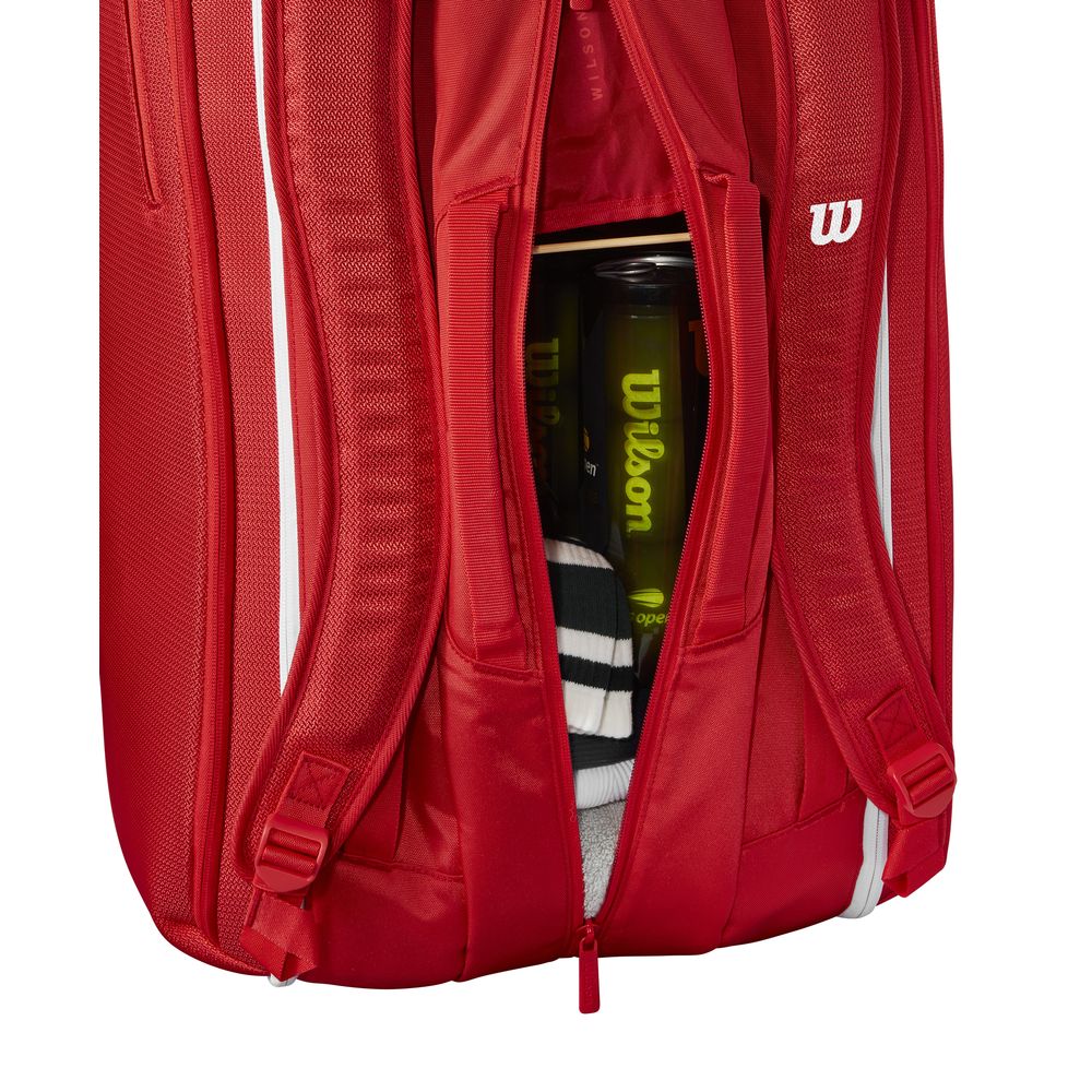 Wilson（ウイルソン） テニスバッグ・ケース SUPER TOUR RED 15PK