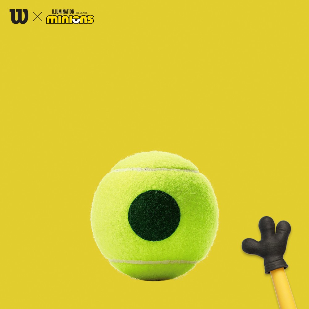 ウイルソン Wilson ジュニアテニスボール MINIONS STAGE 1 TBALL ミニオンズ ステージ1 1缶 3個入  WR8202501001 『即日出荷』｜kpi｜03