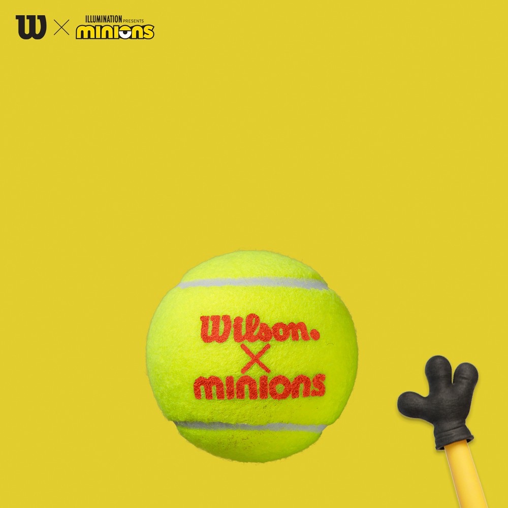 ミニオンズ ジュニアテニスボール 54球 ステージ2 オレンジWR8202601 Wilson（ウイルソン） 『即日出荷』ウイルソン ジュニアテニスボール