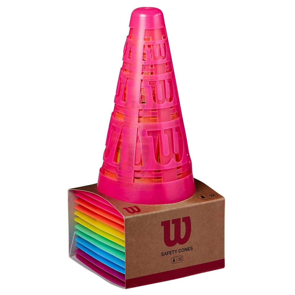 ウイルソン Wilson テニスコート用品 スターター セーフコーン SAFE CONES 12個入セット WR8408701001『即日出荷』