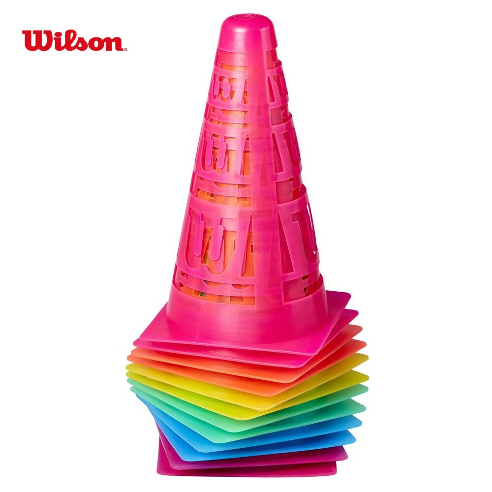 ウイルソン Wilson テニスコート用品 スターター セーフコーン SAFE CONES 12個入セット WR8408701001『即日出荷』