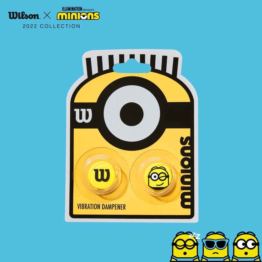 ウイルソン Wilson テニスアクセサリー  MINIONS 2.0 振動止め 2個セット 2PK ミニオンズ WR8413901001『即日出荷』｜kpi