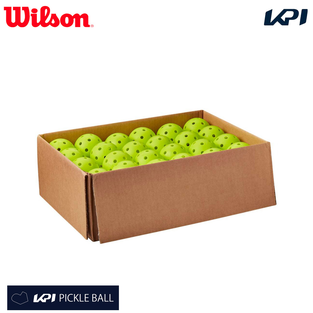 ウイルソン Wilson ピックルボール ボール    TRU 32 48球（1箱）1ケース WR8900601001約 Wilson（ウイルソン） ピックルボール ボール TRU 32 48球 1箱 1ケース