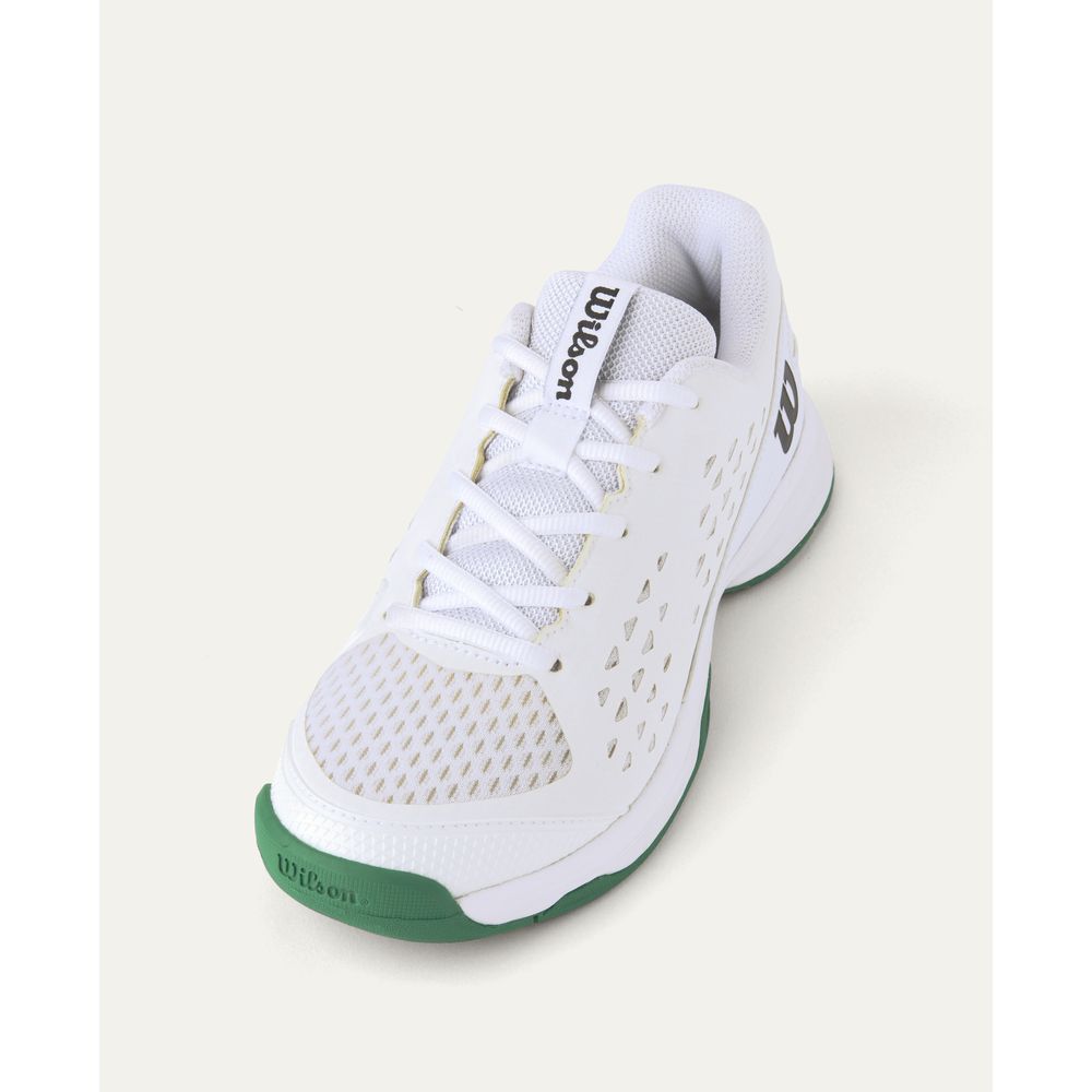ウイルソン Wilson テニスシューズ ジュニア   RUSH PRO JR L White ラッシュプロ オールコート用 WRS335280U | Wilson | 12