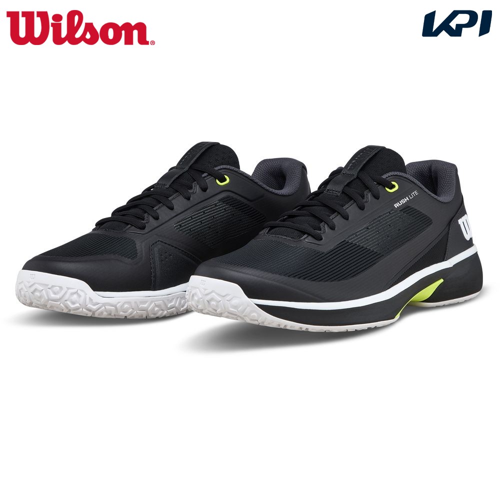 �E�C���\�� Wilson �e�j�X�V���[�Y �����Y  ���b�V�����C�g5  �I���j RUSH LITE 5 OMNI Black/Wh 7 WRS340100U
