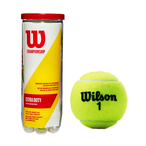 「365日出荷」Wilson ウイルソン CHAMPIONSHIP EXTRA DUTY チャンピオンシップエクストラデューティー 1箱 3球入×12缶=36球 WRT100101 テニスボール｜kpi｜02
