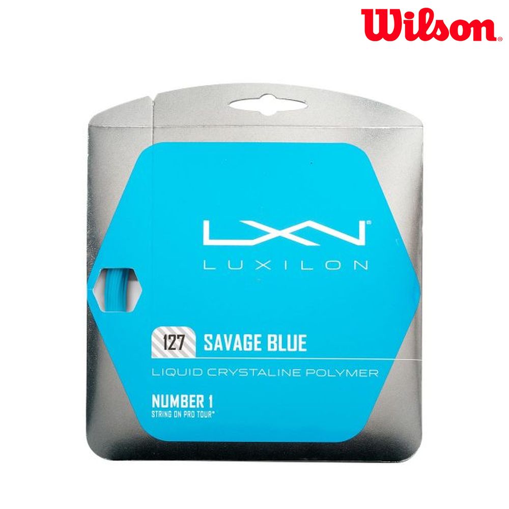 ルキシロン LUXILON テニスガット・ストリング  SAVAGE BLUE 127  サベージ ブルー 127  WRZ994520『即日出荷』｜kpi