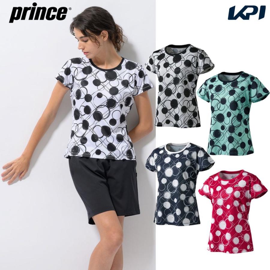 プリンス Prince テニスウェア レディース ゲームシャツ WS3057 2023SS｜kpi