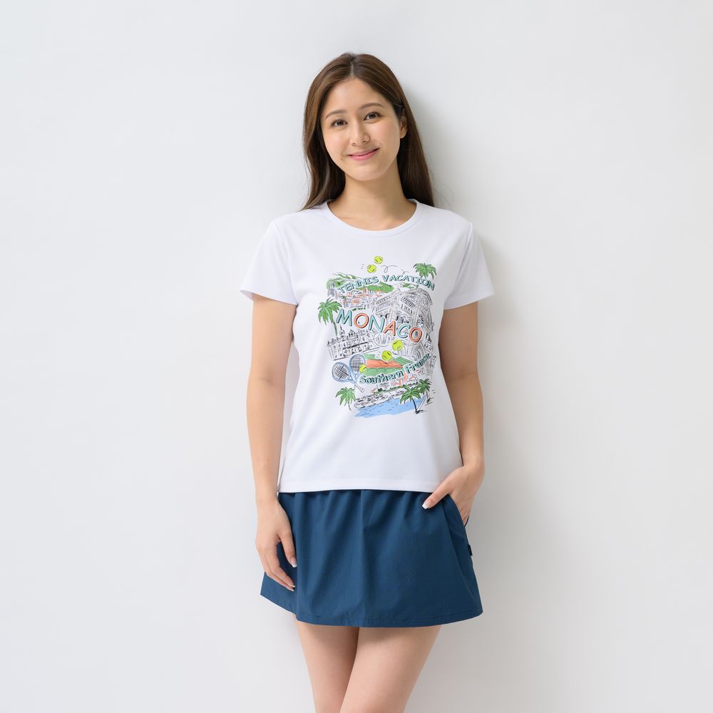 プリンス Prince テニスウェア レディース Ｔシャツ WS3072 2023SS