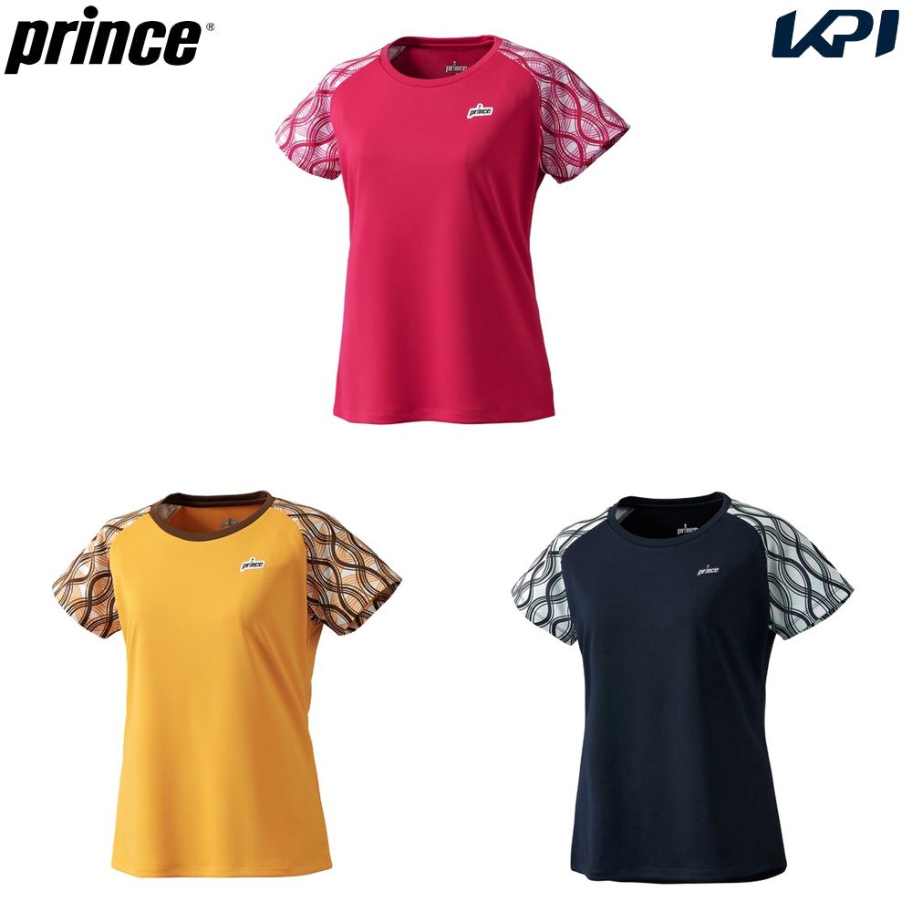 プリンス Prince テニスウェア レディース ゲームシャツ WS3074 2023SS