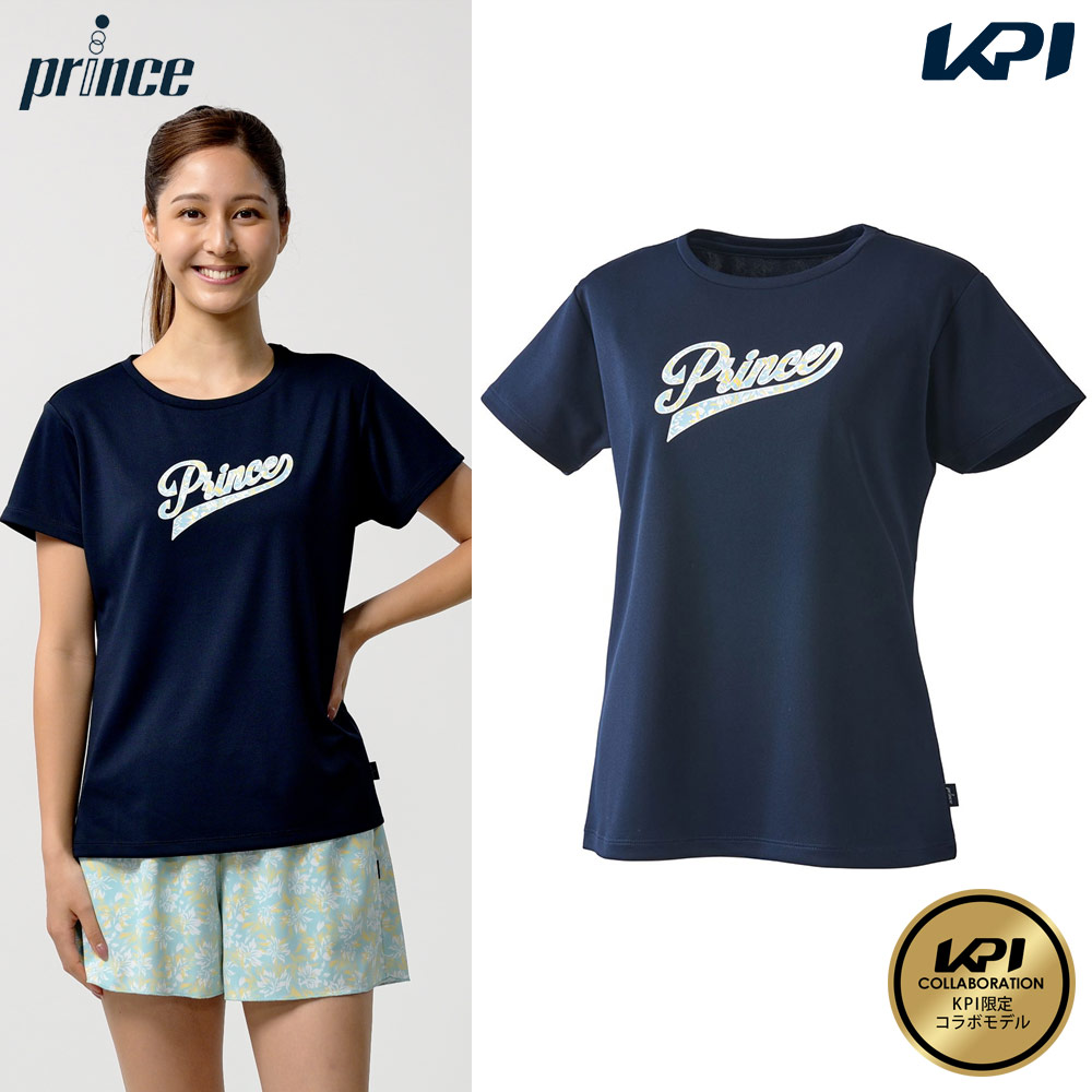 『即日出荷』プリンス Prince テニスウェア レディース Tシャツ KPI限定コラボモデル WS4066K 2024SS